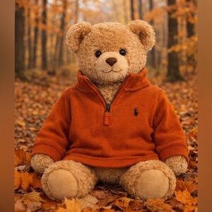 Polo by Ralph Lauren 3t Vibrant Orange Zip-Up Sweater perfect condition.